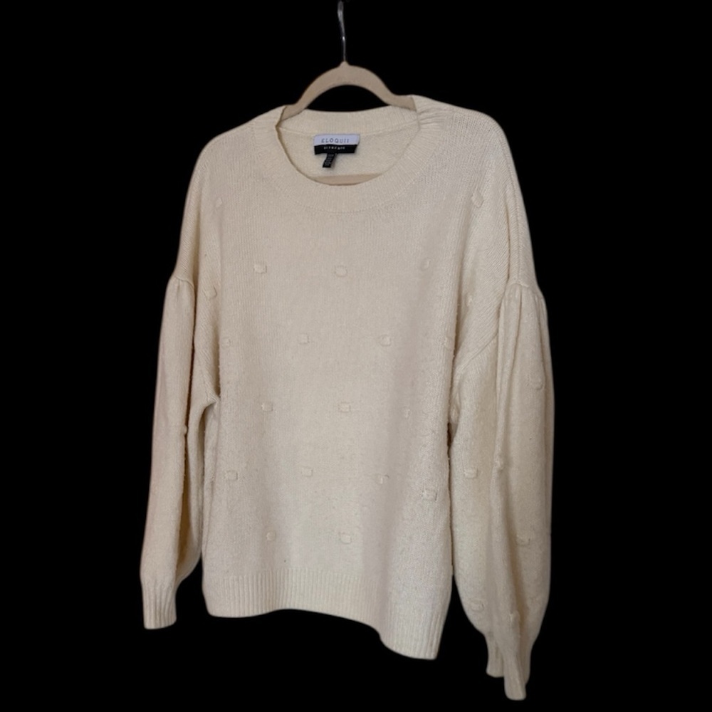 Eloquii Elements Cream Sweater​​